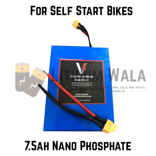 7.5AH Nano Phospahte Battery | Self Start Bikes