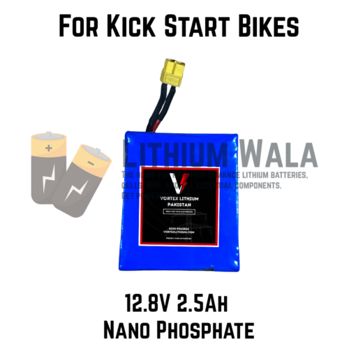 12.8V 2.5Ah Nano Phosphate Battery | Kick Start Bikes